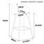 Upholstered Bar Stool-802470129-802470133
