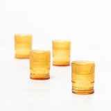 Fortessa NoHo Glass, 9.85 Oz. Double Old Fashioned (Set of 4), Amber