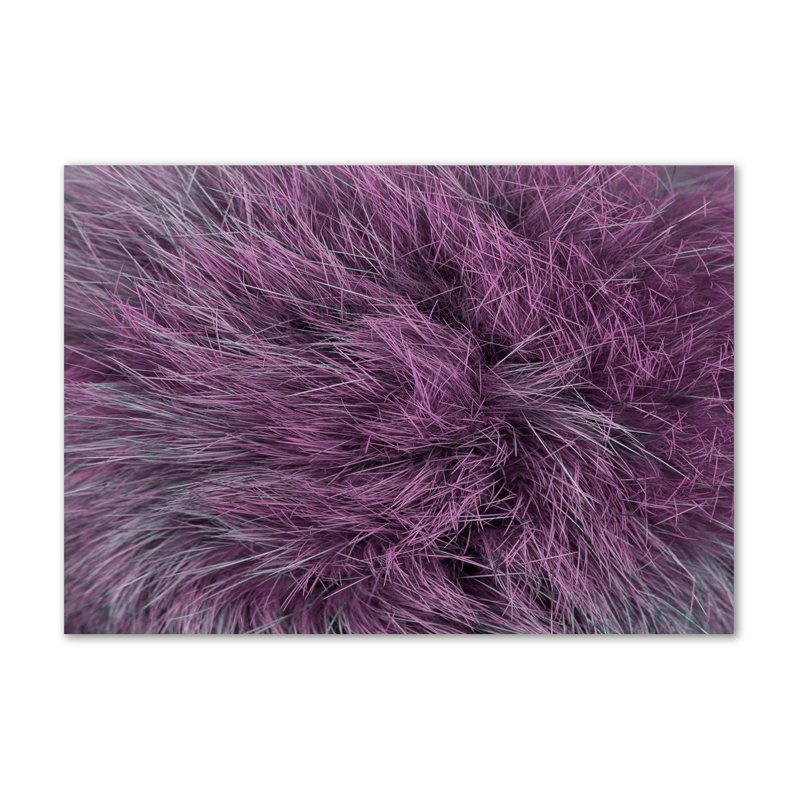 Pink Fur - Wrapped Canvas Print