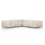 Neddie Outdoor 5 Pc Sectional-Faye Sand