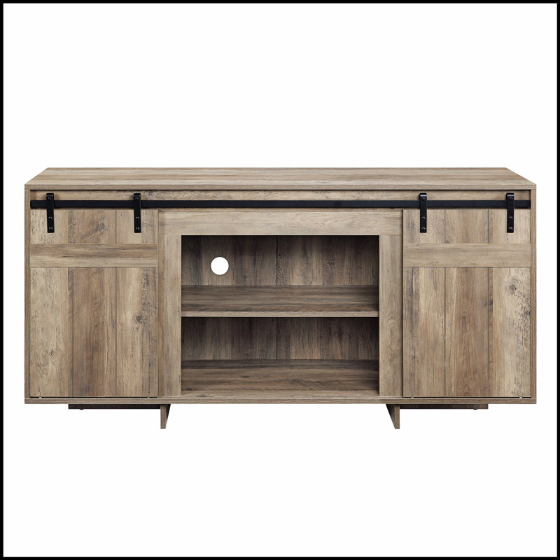 Meuble télé Bellarosa avec support stable et conception multifonctionnelle pour la vie moderne
