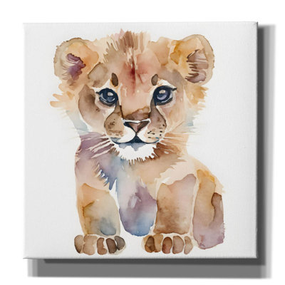 «Baby Lion» par Petals Prints Design, art mural sur toile