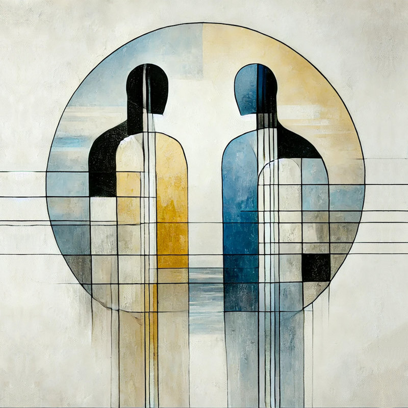 Art mural moderne sur toile abstraite, H 12 po x l 12 po x P 1 po