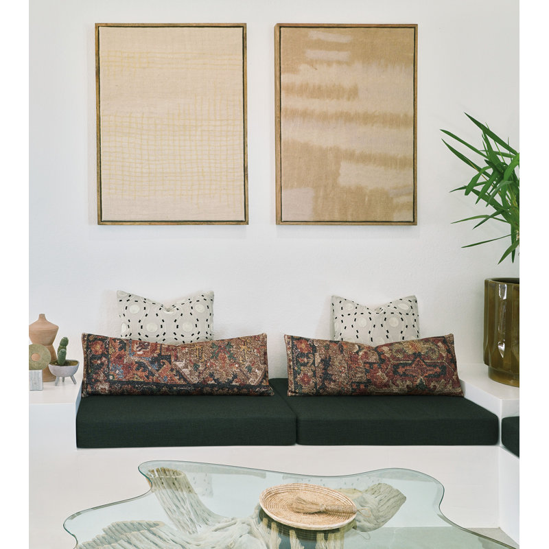 Kasbah Pillow Cover & Insert, Rectangle 13"H x 36"W