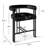 Colrain 24" Upholstered Velvet Solid Back Counter Stool-1440643470