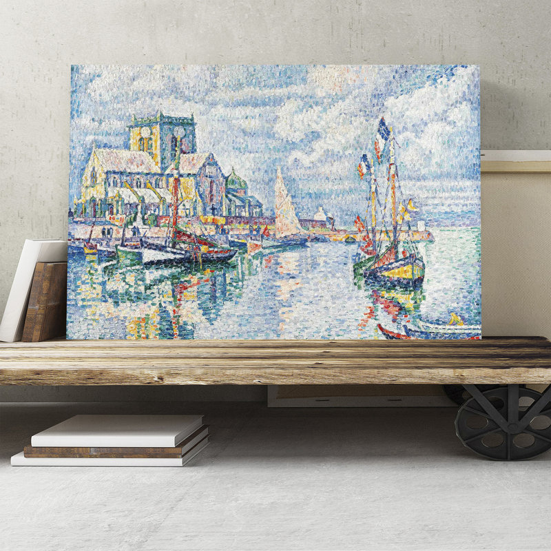 Boats by Paul Signac - Wrapped Canvas, 70cm H x 100cm W