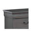 1pc Table de chevet grise Louis Philippe-1231551426