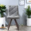 Élégantes chaises de salle à manger de style Mid-Century avec pieds en bois, design minimaliste moderne pour la maison