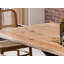 Brook Hallow Acacia Solid Wood Top Metal Base Dining Table-34966240-34966238