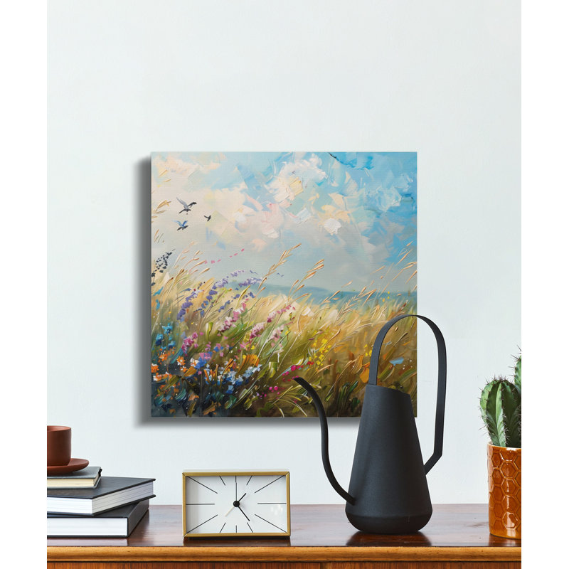 1 Piece Wrapped Canvas Wall Art Set, 35.56cm H x 35.56cm W