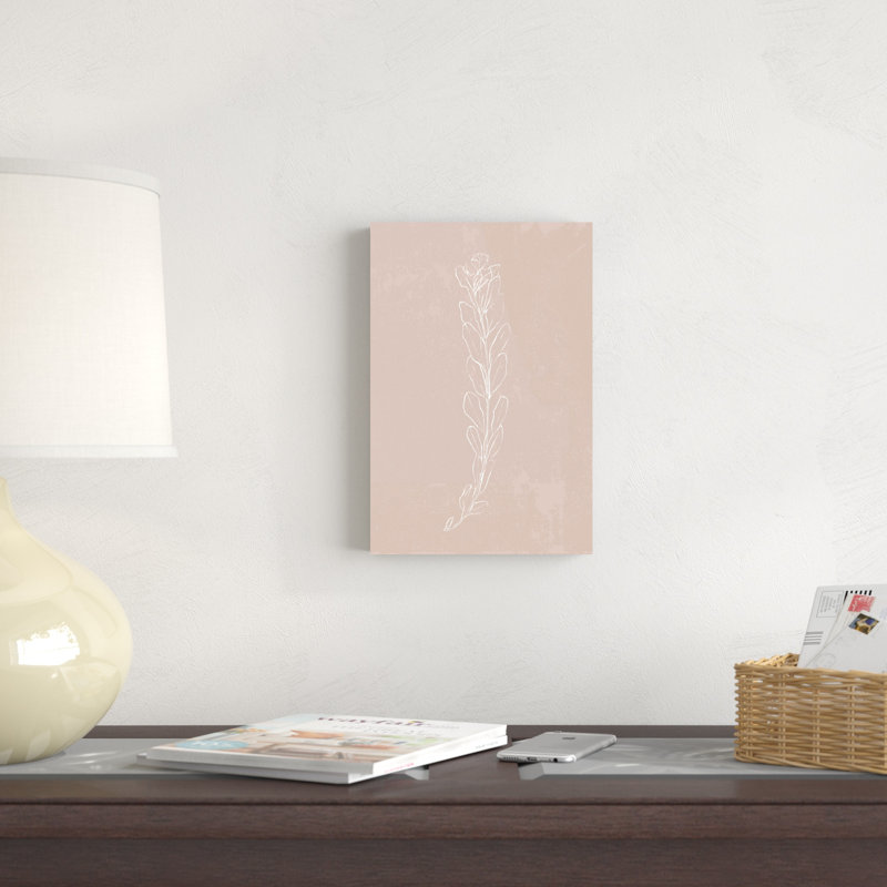 " Blush Bloom II ", 12" H x 8" W x 1.25" D