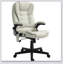 Fauteuil de bureau à 6 points de massage vibrant avec chaleur lombaire-381420729