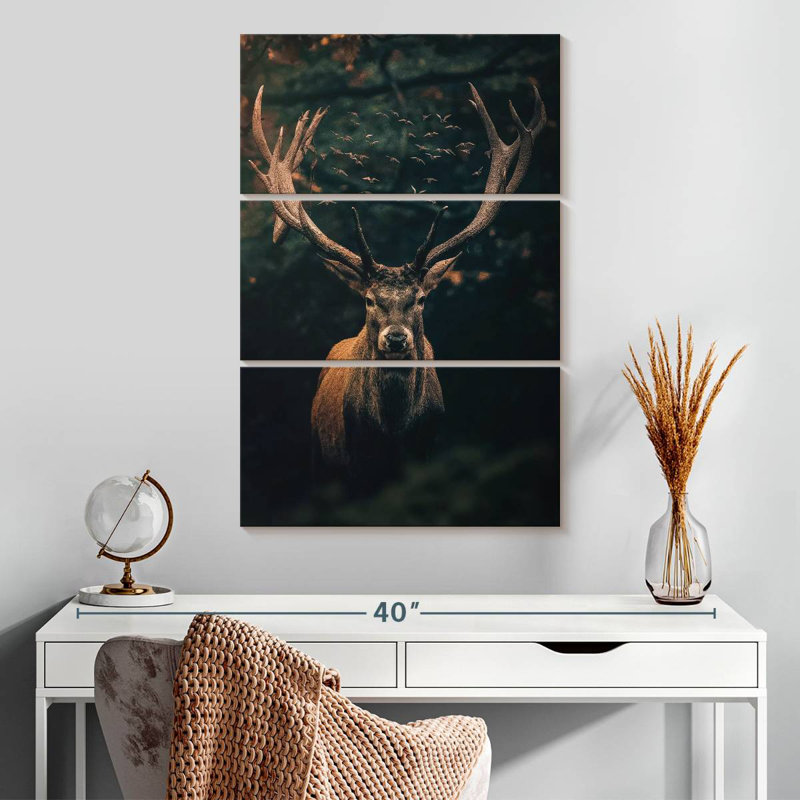 Brampt The Moody Deer, 32" H x 20" W