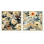 Searcy - Ensemble de 2 collages carrés floral et botanique-101861282-101861284
