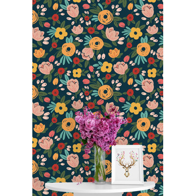 Bahena Peel & Stick Floral Tile