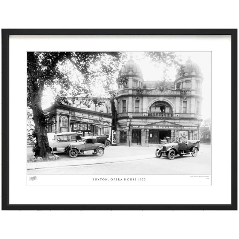Buxton, Opera House 1923 - Single Picture Frame Print, 28cm H x 36cm W x 2.3cm D
