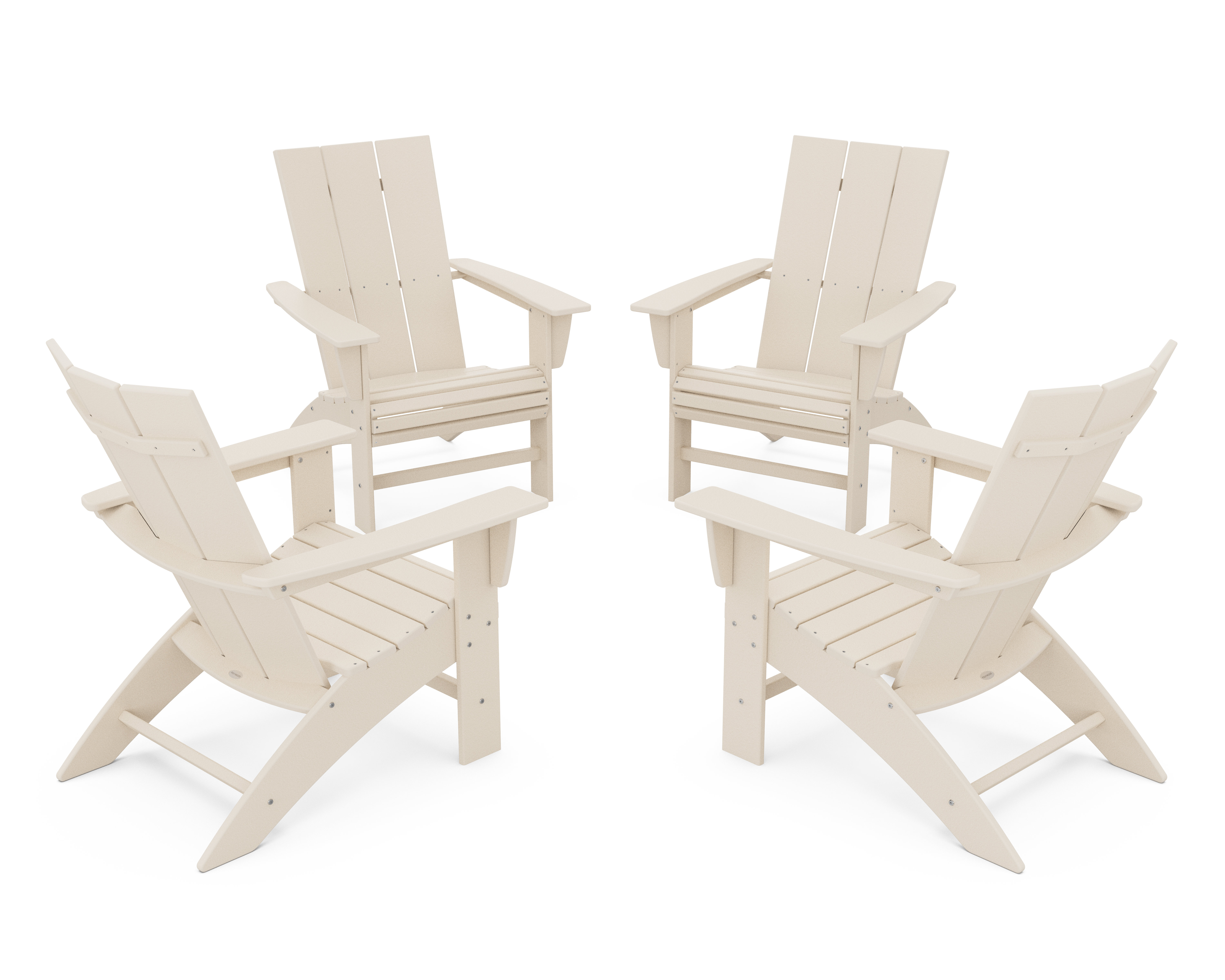 plastic adirondack chair set