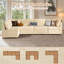 Canapé modulaire en velours côtelé 5 pièces Nathasa-400172589