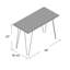 Adlai Metal Base Writing Desk-24762765