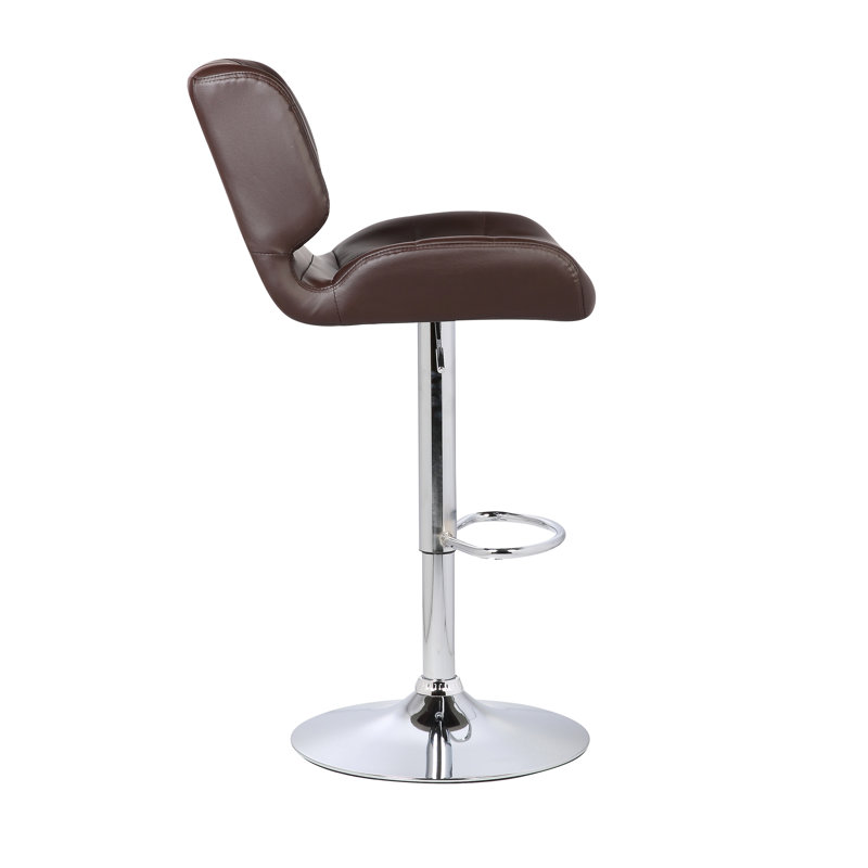 Tabouret de bar pivotant Blanchette, Brun