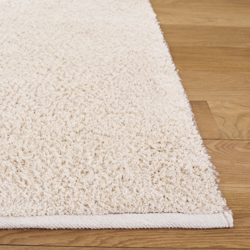 Tapis d'intérieur en coton tissé à la main Vermont, Rectangulaire 8 pi x 10 pi