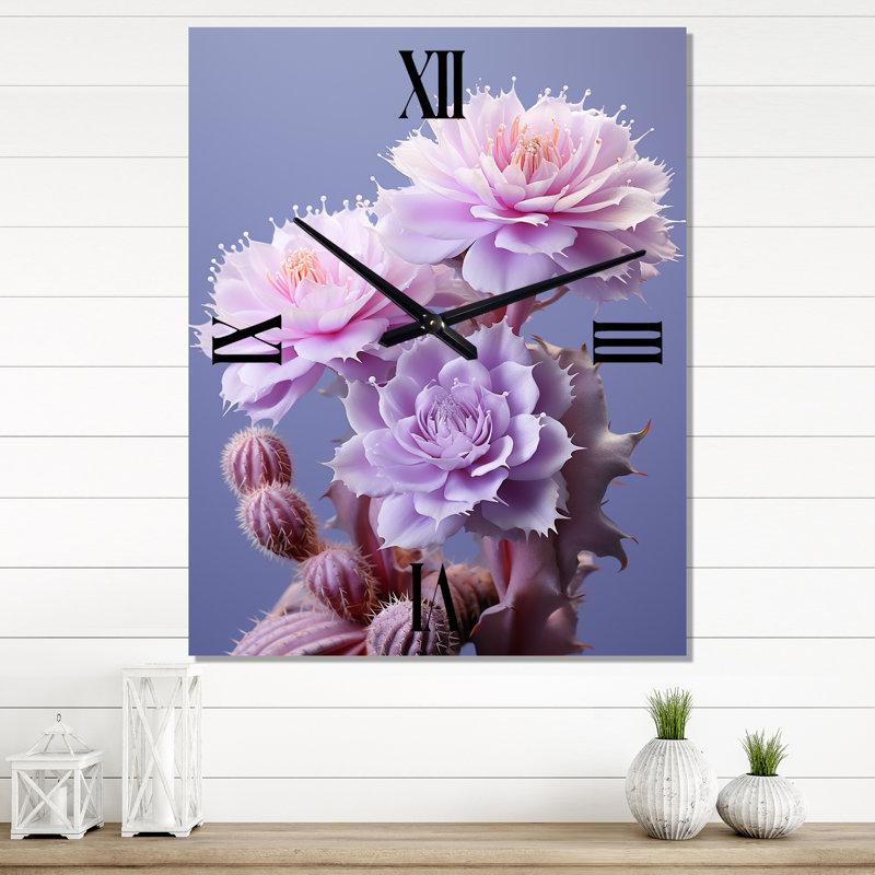 Horloge murale rose, Petit