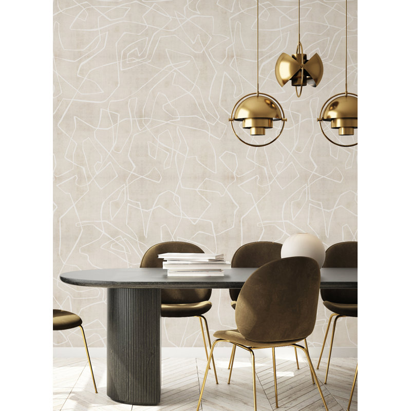 Murale Chadlee, Beige, L 9 pi x l 48 po