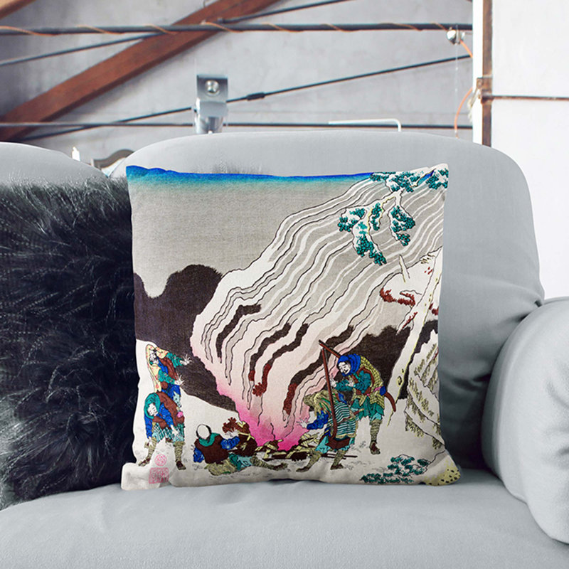 Square Cushion, 55cm H x 55cm W x 20cm D, Stone