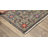 Oriental Machine Woven Gray/Pink Wool and Nylon Blend Area Rug-1428184010