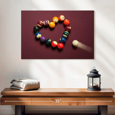 Senne Heart Billiard Ball