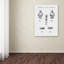 Eyron «Lego Man Vernis», reproduction d'art graphique sur toile tendue en blanc-21026306