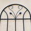 Ensemble de 4 treillis de jardin en métal antirouille 86,7 po x 19,7 po
