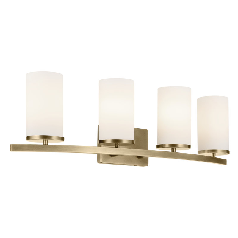 Éclairage pour salle de bain 4 lumières 31,25 po
