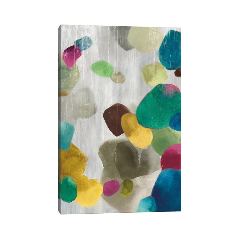 Shadow Pebbles II by PI Galerie - Wrapped Canvas Painting, 20.32 cm H x 30.48 cm W