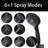 8'' Shower Head With Handheld, 20 Stage Filtered Shower Head,  6 Spray Settings Handheld Shower Head High Pressure Rainfall Filter Combo With 12'' Adjustable Extension Arm, 71'' Shower Hose-124419190