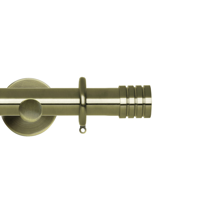 Anusoya 2.8cm Single Pole, 2.8cm H x 180cm W x 2.8cm D, Chrome