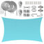 Ensemble d'ombrage rectangulaire avec treuil Colourtree-91078908-93993584