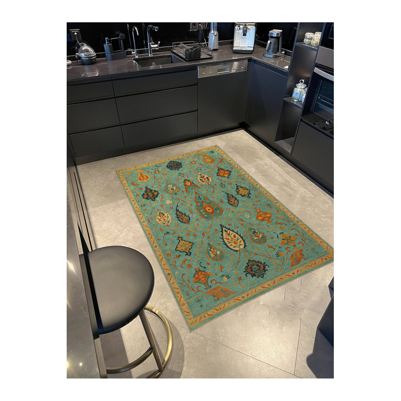 Tapis gris tissé traditionnel Mosso, 3 pi 3 po x 9 pi 10 po