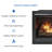 Duluth Forge 36.38 " W Black Natural Gas Propane Fireplace Insert with BTU 32000