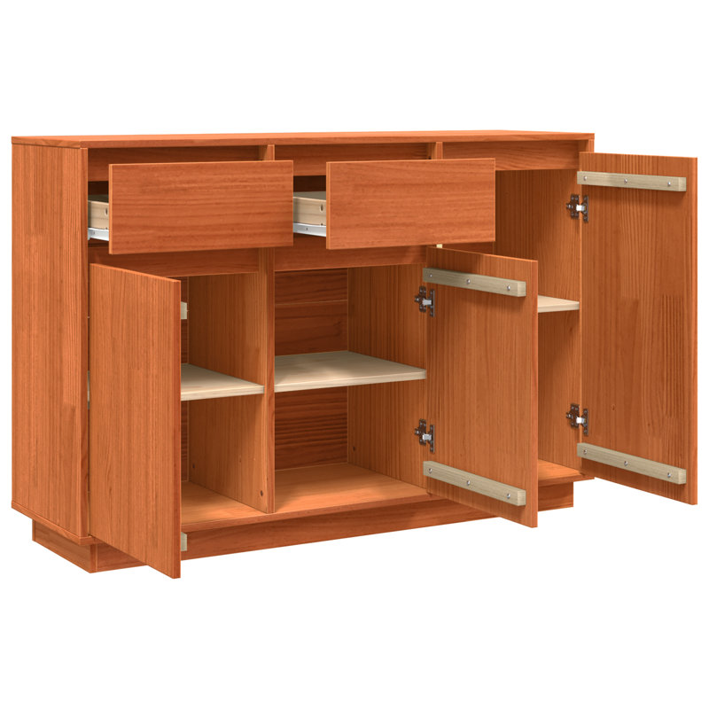 110cm Solid Wood Sideboard