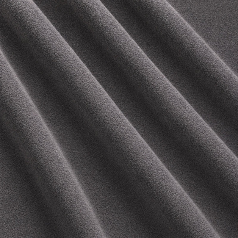 Shiny Solid Velvet | Gian Fabric, Gray
