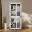 Abri pour chat en bois massif avec espace d'activité et maison de repos 4 couches