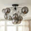 Glass Semi Flush Mount