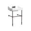 Cheviot Products Essex 24" Console Bathroom Sink with Overflow & Metal Base-1627047875-1627047886