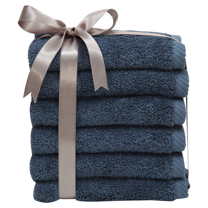 Soft Twist Super Plush Washcloth, Midnight Blue