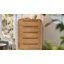 Commode en bois massif à 5 tiroirs l 36 po Gillon Modern