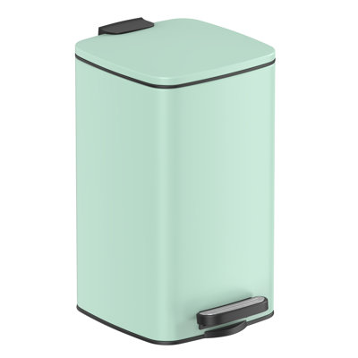 19.5x24x25.5cm Steel Kitchen Trash Can