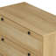 Armoire de rangement 3 tiroirs avec corde tissée et tiroir (ensemble de 2)-106495131