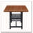 71"Long Dining Table With Shelf Storage-329321872