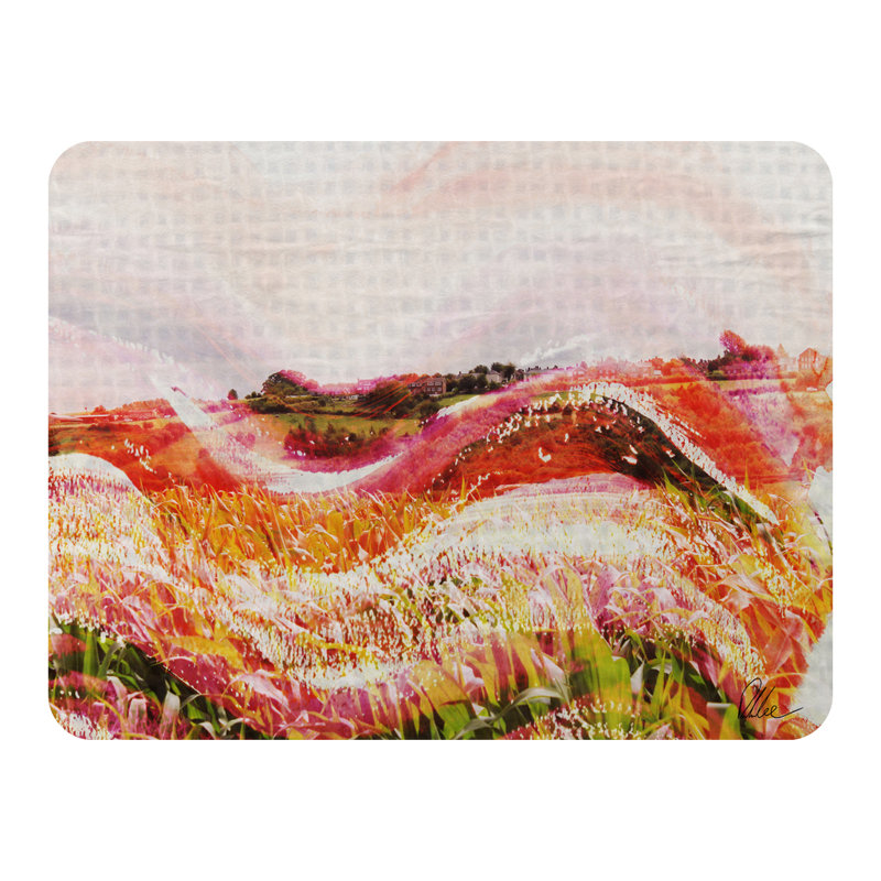 Piscitelli Quilted Throw Blanket, Orange